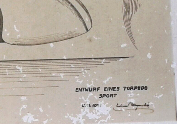 Bugatti Torpedo Sport 1931 Postcard (6773)
